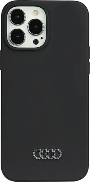 Audi Audi Silicone Case iPhone 13 Pro Max 6.7" czarny/black hardcase AU-LSRIP13PM-Q3/D1-BK