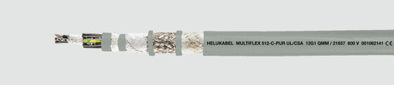 Helukabel 21653 Schleppkettenleitung M-FLEX 512-C-PUR UL 3 G 1.00 mm² Grau 100 m