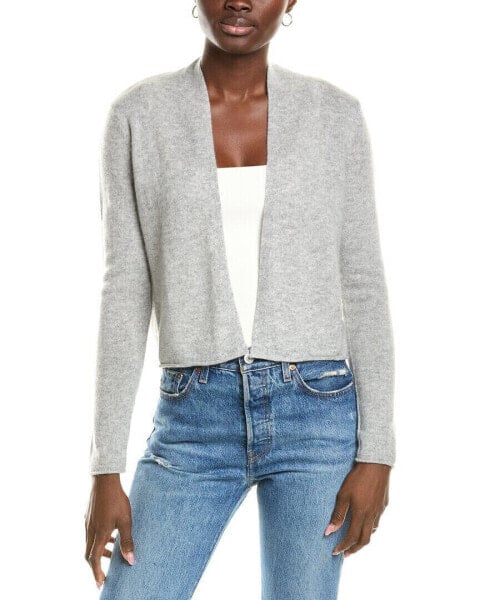 Sofiacashmere Cropped Open Cashmere Cardigan Women's