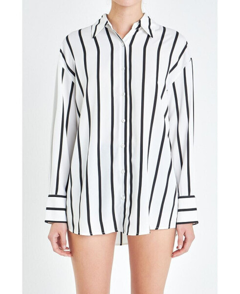 Women's Wide Stripe Shirt