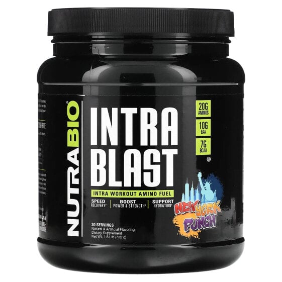 Intra Blast, Intra Workout Amino Fuel, New York Punch, 1.61 lb (732 g)