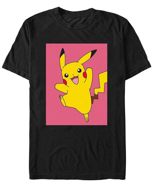 Men's Pokemon Pika Leap Short Sleeve T-shirt