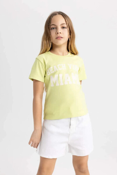 Kız Çocuk T-shirt B5102a8/gn664 Lt.green