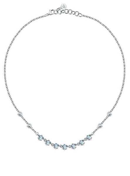 Elegant necklace with cubic zirconia Colori SAVY14