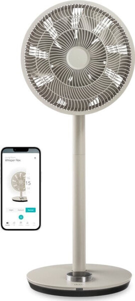 Wentylator Duux Duux | Fan | Whisper Flex Smart | Stand Fan | Greige | Diameter 34 cm | Number of speeds 26 | Oscillation | Yes