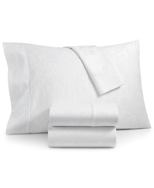 Bergen House Floral Vine 100% Certified Egyptian Cotton 1000 Thread Count 4 Pc. Sheet Set, King