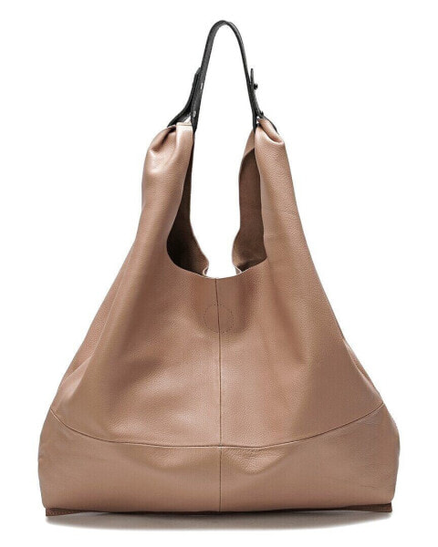 Tiffany & Fred Paris Full-Grain Leather Hobo Bag Women's