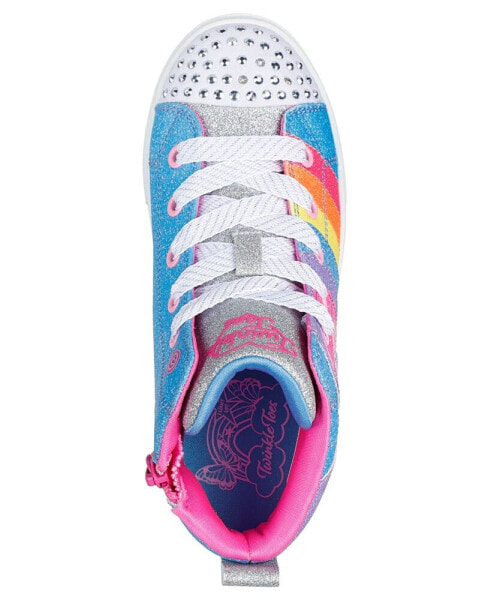 Little Girl's Twinkle Toes: Twinkle Hearts - Heart Pop Light Up Casual Sneakers from Finish Line