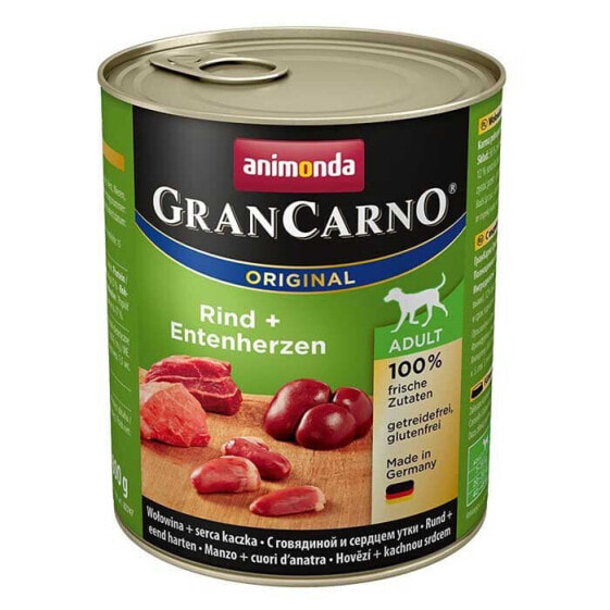 ANIMONDA Grancarno Original Beef Duck Adult 800g Wet Dog Food