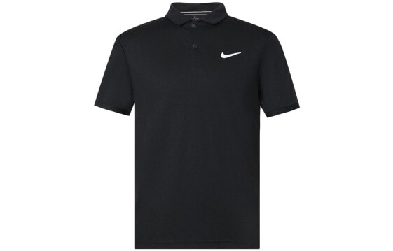 Nike Nikecourt DRI-FIT Team 网球休闲运动短袖Polo衫 男款 黑色 送礼推荐 送男友 / Поло Nikecourt DRI-FIT Team,, 939138-010