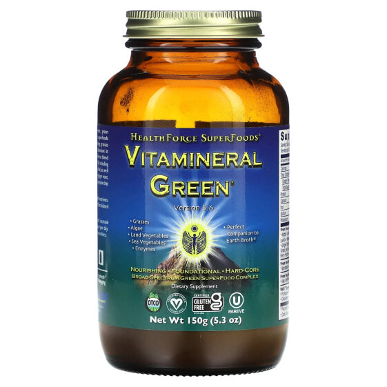Витаминно-минеральный комплекс HealthForce Superfoods Vitamineral Green, 150 г