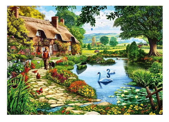 Puzzle Cottage by the Lake 1000 Teile