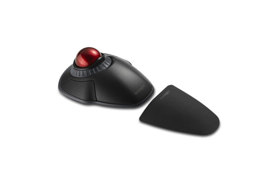 Kensington Orbit® Wireless Trackball with Scroll Ring - Black - Trackball - Bluetooth/RF - Black - RF wireless 2.4 GHz/Bluetooth 3.0 LE - Optical - 1600 DPI