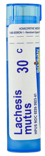 Boiron Lachesis mutus 30C Гомеопатическое средство против симптомов менопаузы 80 пеллет