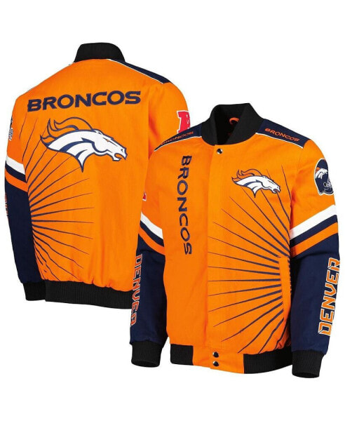 Куртка университетская G-III Sports by Carl Banks Denver Broncos оранжевая для мужчин