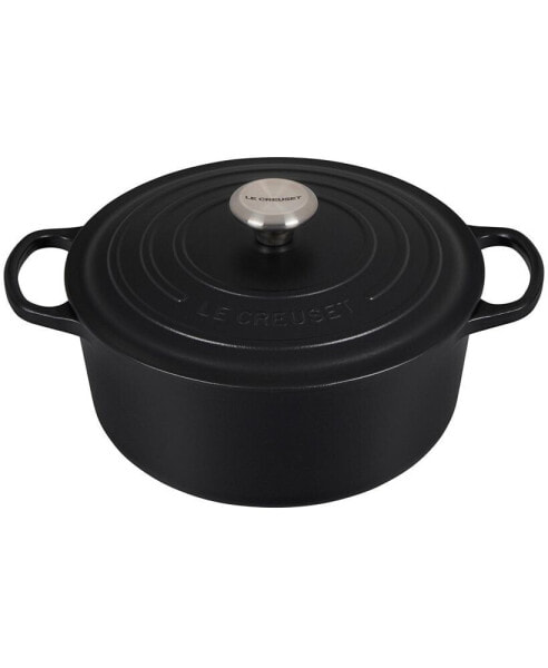 Signature Enameled Cast Iron 5.5 Qt. Round Dutch Oven