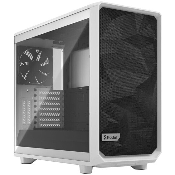 Fractal Design Meshify 2 White TG Clear Tint Midi-Tower, Tempered Glass. weiß