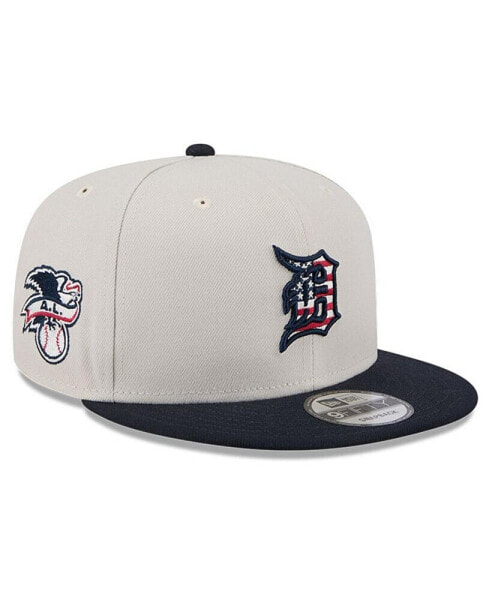 Men's Black Detroit Tigers 2024 Fourth of July 9FIFTY Snapback Hat