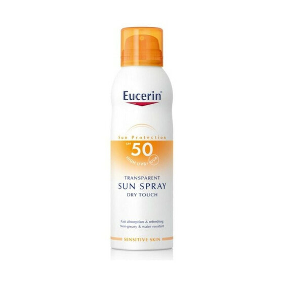 Защитный спрей для тела Загар и защита от солнца Sensitive Eucerin 200 мл