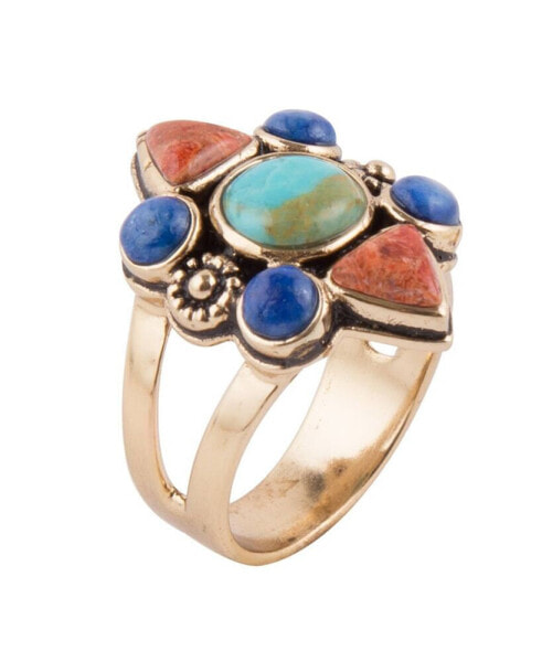 Bronco Multi Stone Ring