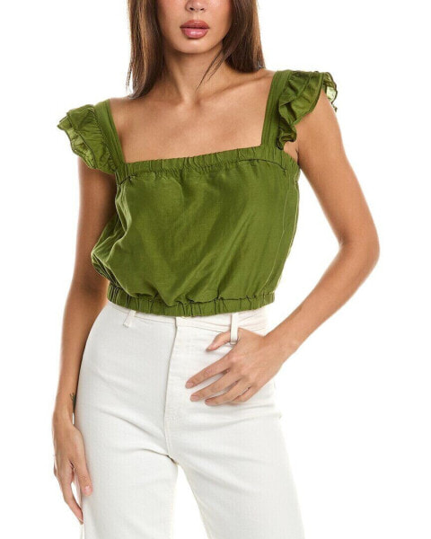 Velvet By Graham & Spencer Gracen Silk-Blend Top Women's