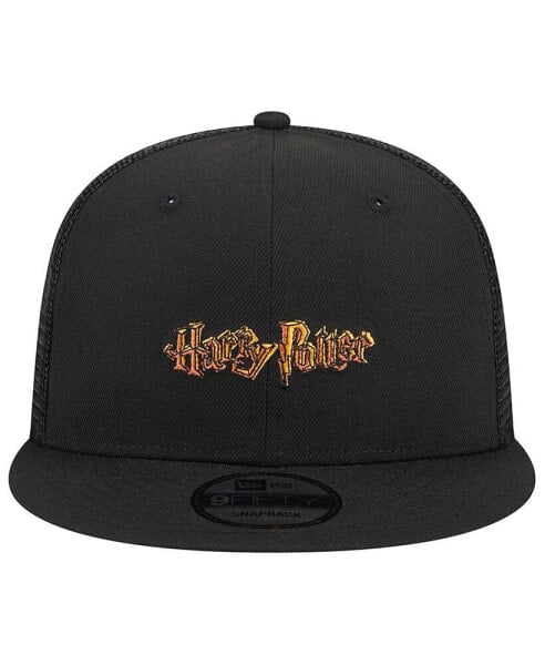 Men's Black Harry Potter Trucker 9FIFTY Snapback Hat