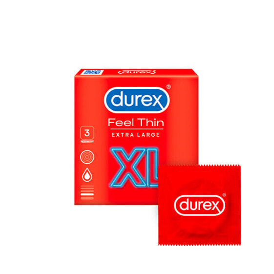 Презервативы Durex Feel Thin XL - большие размеры