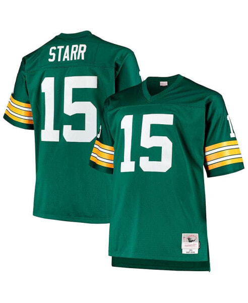 Men's Bart Starr Green Green Bay Packers Big and Tall 1968 Retired Player Replica Jersey