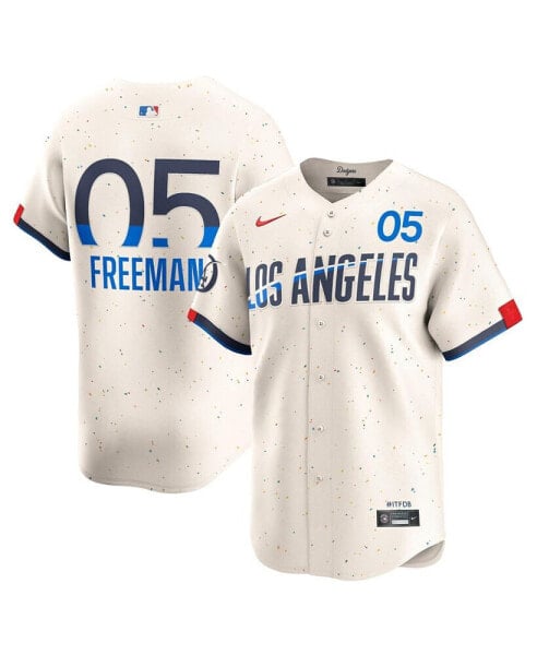 Men's Cream Los Angeles Dodgers Freddie Freeman 2024 City Connect Limited Player Jersey