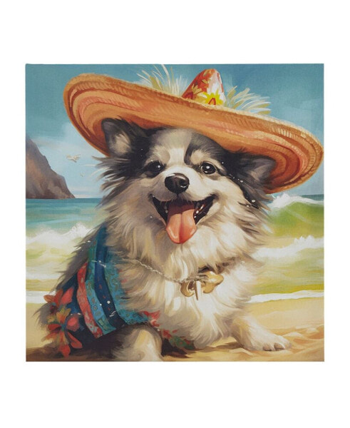 Beach Dogs Chihuahua Canvas Wall Art