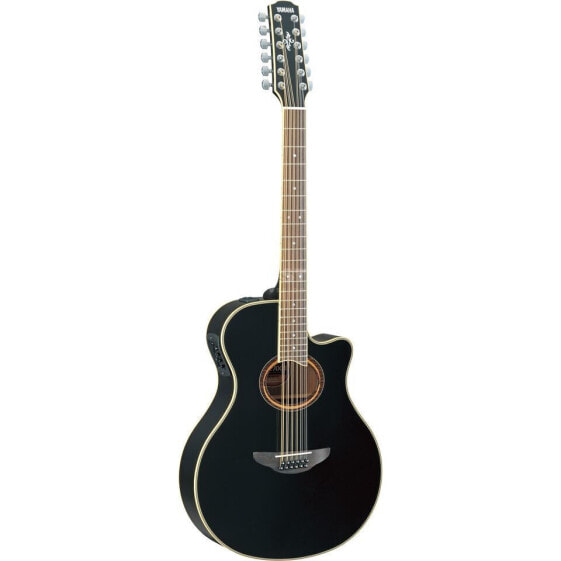 Yamaha APX700-II 12-String Electro Ac oustic Guitar, Black