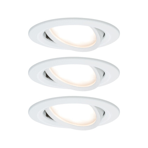 Встраиваемый светильник Paulmann 938.75 - точечный свет - 3 лампы - LED - 425 люмен - белый