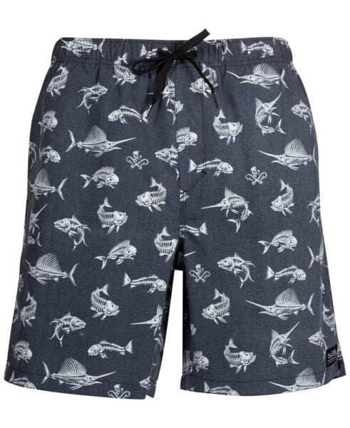 Men's Fish N' Bones Board Shorts