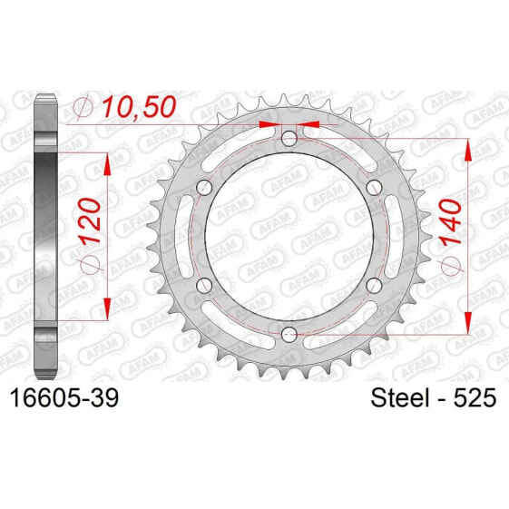 AFAM 16605 Rear Sprocket