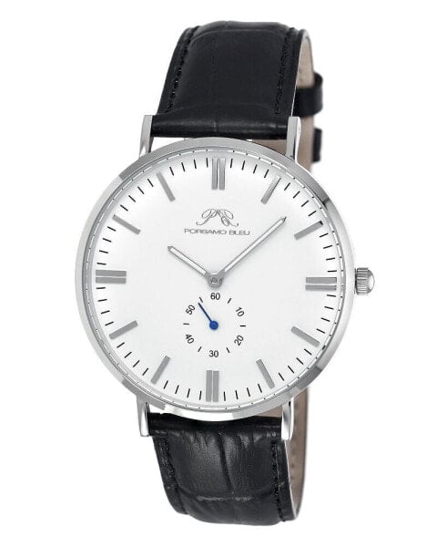 Часы Porsamo Bleu Henry Genuine Leather Band Watch