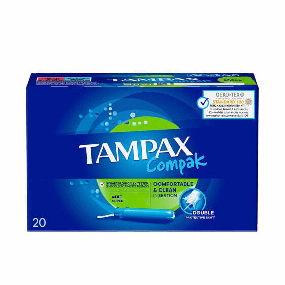 Супер тампоны Tampax Compak 20 штук