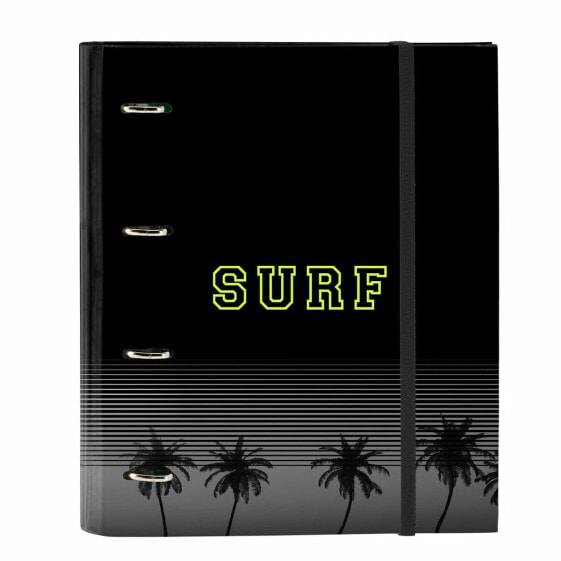 Папка-регистратор Safta Surf A4 Чёрный (27 x 32 x 3.5 cm)