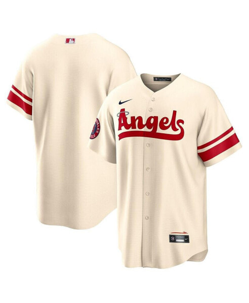 Men's Cream Los Angeles Angels City Connect Replica Team Jersey