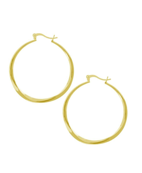 Серьги And Now This Twist Hoop  Gold