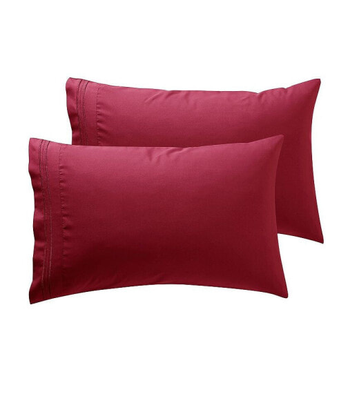 Ultra Soft Hypoallergenic Pillowcase Set - King - 2 Pack