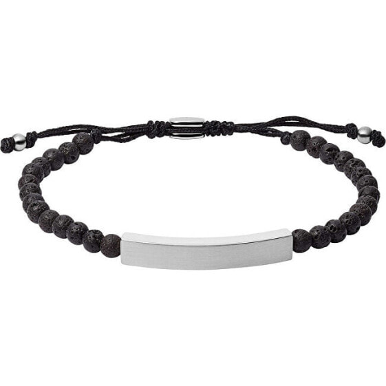 Fashion bead bracelet made of lava stone Vintage Casual JF03247040