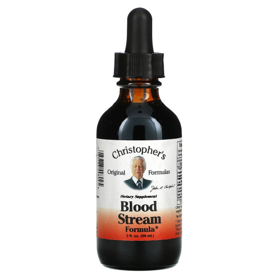 Витаминизированный растительный экстракт Christopher's Original Formulas Blood Stream Formula, 2 fl oz (59 ml)