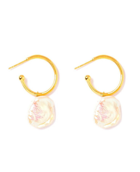 Fresh Water Potency Hoop Earrings