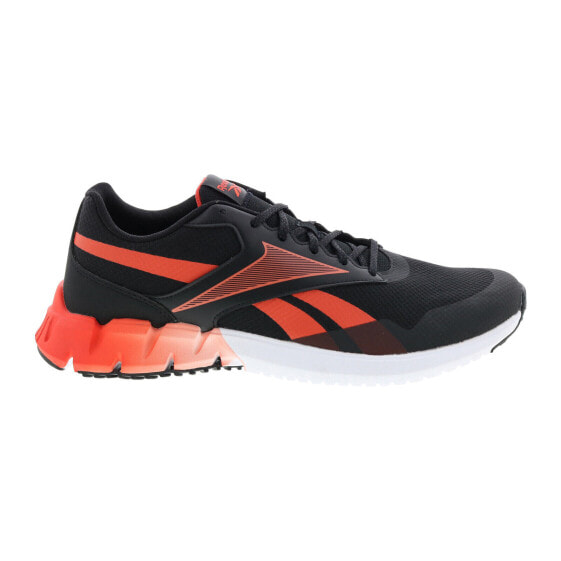 Reebok Ztaur Run Mens Black Canvas Lace Up Athletic Running Shoes