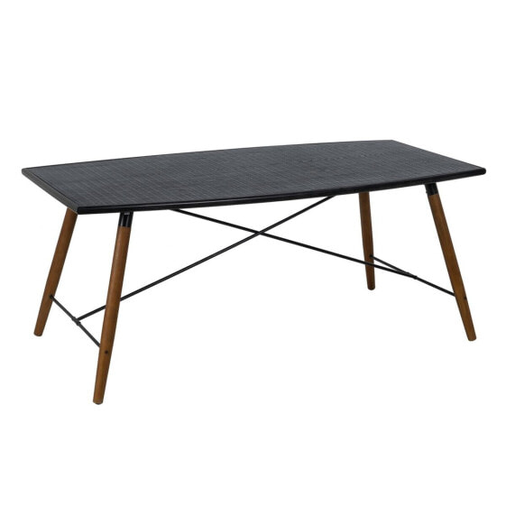 Обеденный стол OSLO Чёрный Натуральный Деревянный Железо Деревянный MDF 179 x 90 x 75 cm