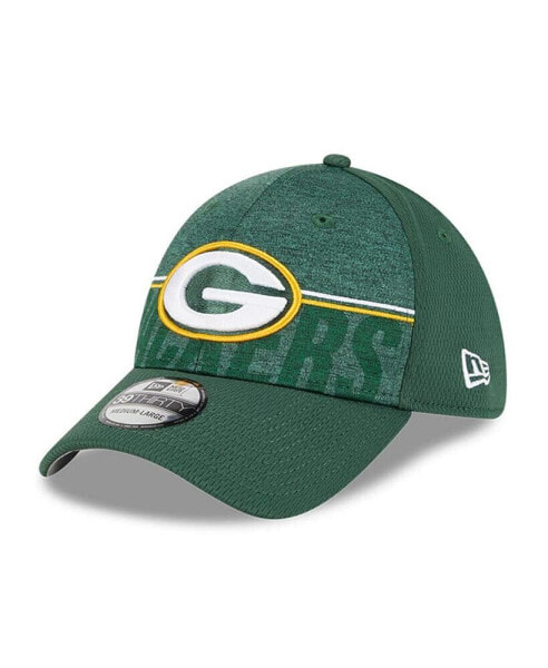 Головной убор New Era мужской Green Green Bay Packers 2023 NFL Training Camp 39THIRTY Flex Fit Hat