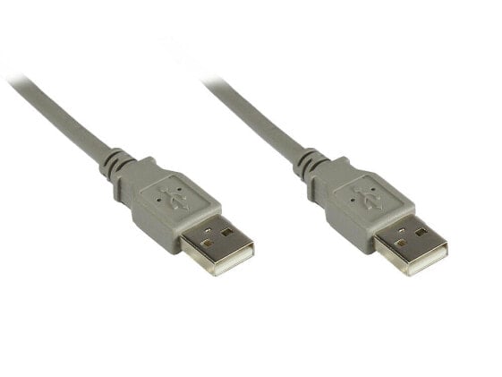 Разъем USB 2.0 Male/Male GOOD CONNECTIONS 2212-AA3 3 м серый