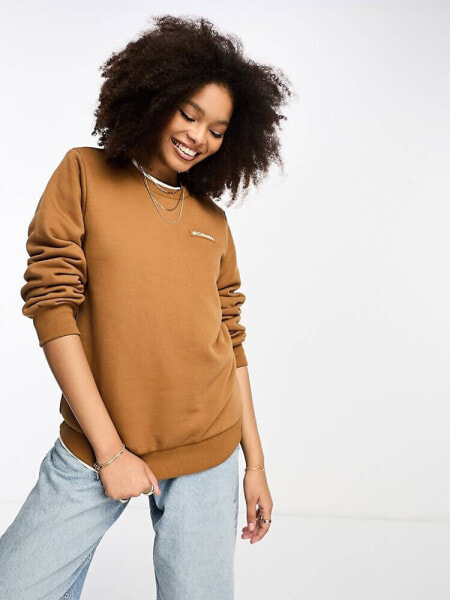 Columbia Marble Canyon crew neck sweat in brown