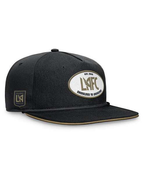 Men's Black LAFC Iron Golf Snapback Hat