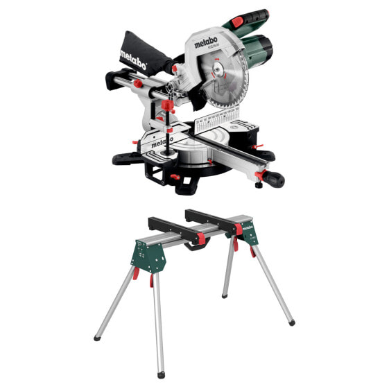 Metabo Kapp- und Gehrungssäge KGS 254 M (613254000) mit Zugfunktion + KSU 100